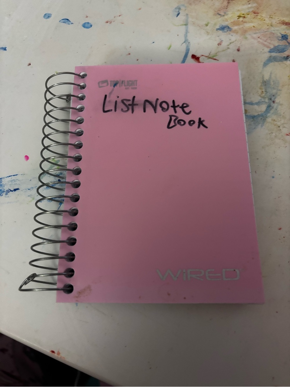 Small Pink Spiral Notebook